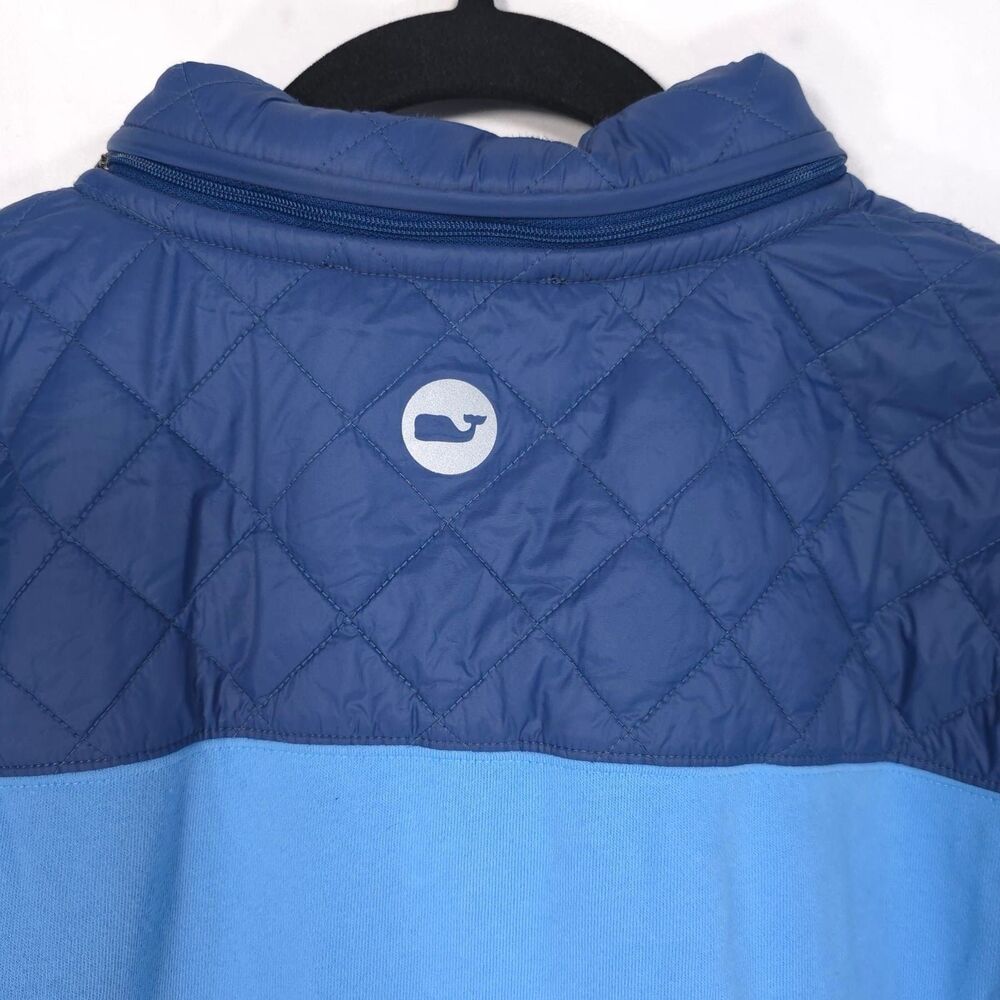Vineyard Vines Performance MEDIUM Snap Shep Ian Men’s Shirt Blue‎ Ocean Breeze - Picture 9 of 13